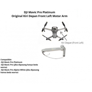 Dji Mavic Platinum Motor Depan Kiri - Dji Mavic Pro Platinum Kaki Depan Kiri